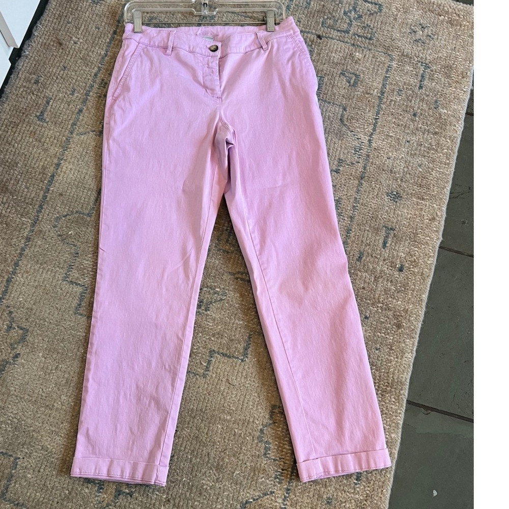 Tommy Bahama Womens Lavender Purple Chino Pants Preppy Smart Straight Leg Size 4